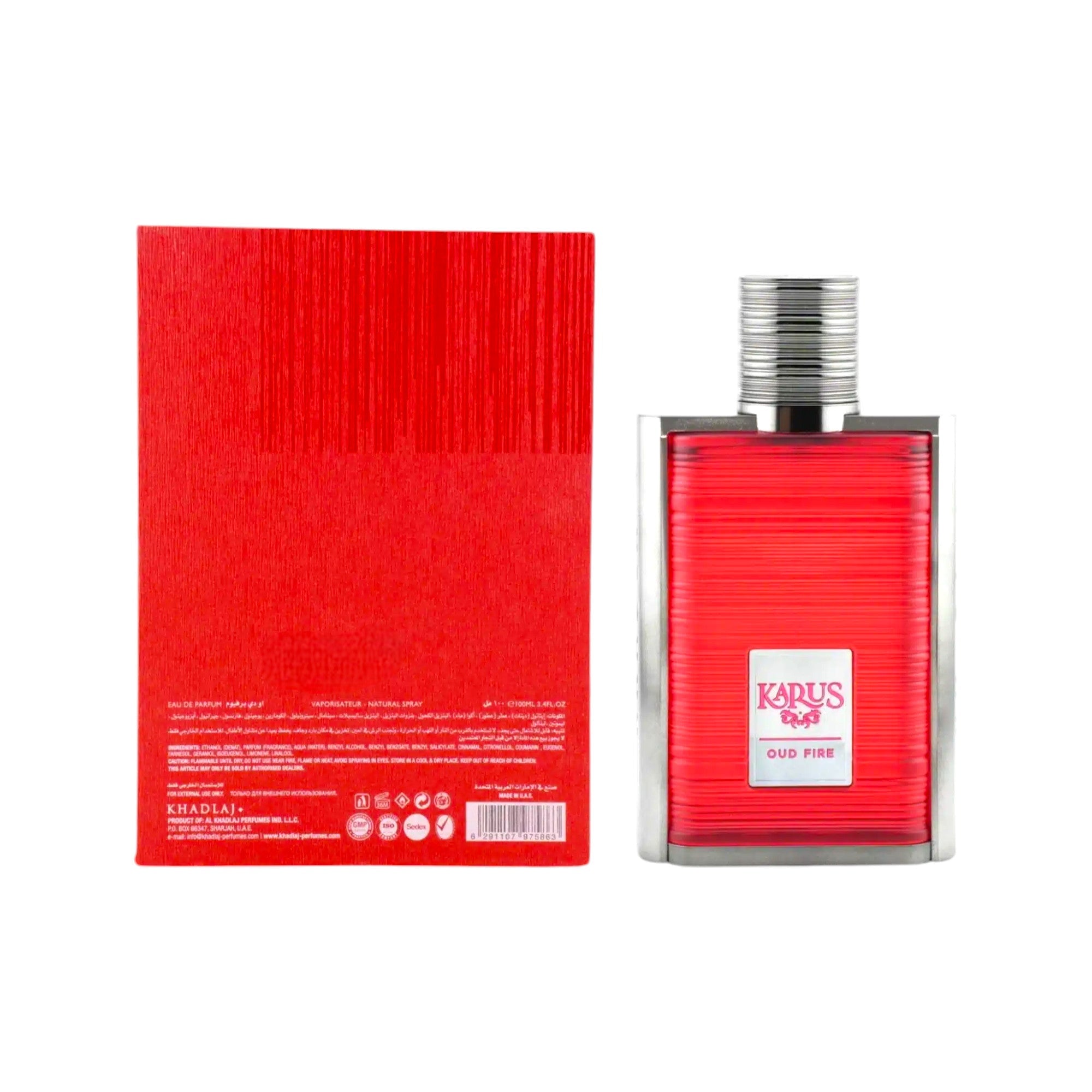 Karus Oud Fire 100ml EDP by Khadlaj